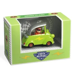 Djeco Coche metal Green Flash Crazy Motors escala 1:43