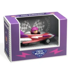 Djeco Coche metal Miss Burgundy Crazy Motors escala 1:43