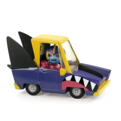 Djeco Coche metal Shark and Go Crazy Motors escala 1:43
