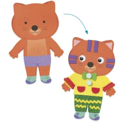 Djeco Collages animales divertidos