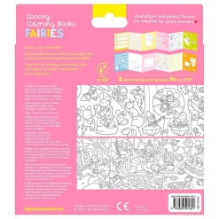 Banana Panda Colorea y aprende con hadas, cuadernos para colorear extra largos