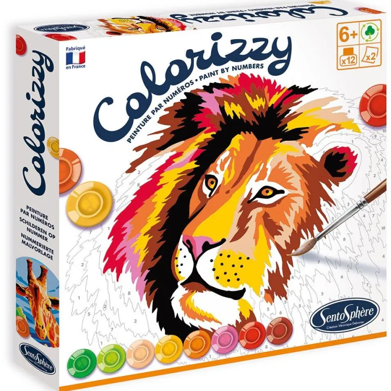 Sentosphere Colorizzy animales selva pintar por números