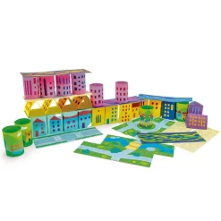 Ludattica Construcción bloques de papel 180 pzas