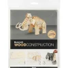 Creativ Company Construcción de madera para ensamblar mamut 3D