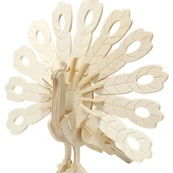 Creativ Company Construcción de madera para ensamblar pavo real 3D