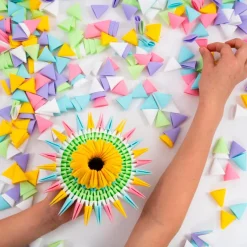 Gami Construcción Pink figuras 3D 500 piezas