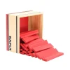 Kapla Construcción caja 40 piezas rojo