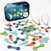 Clixo Construcción magnética Ocean creatures 24 piezas
