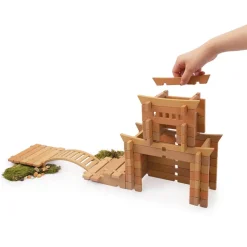 Guidecraft Construcción Notch Blocks Eastern 87 piezas