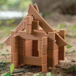 Guidecraft Construcción Notch Blocks Eastern 87 piezas