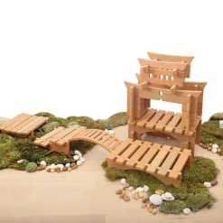 Guidecraft Construcción Notch Blocks Eastern 87 piezas