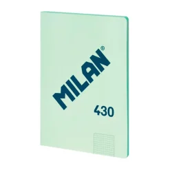 Milan Cuaderno A4 48 hojas cuadro 5x5mm verde serie 1918