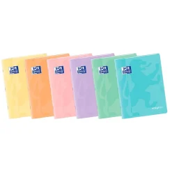 Oxford Cuaderno A4 cuadro 4mm. 48 hojas Easybook pastel