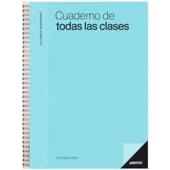 Additio Cuaderno del profesor para todas las clases semana vista vertical