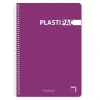 Pacsa Cuaderno folio pauta 2,5mm. 80 hojas colores surtidos Plastipac