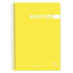 Pacsa Cuaderno folio pauta 2,5mm. 80 hojas colores surtidos Plastipac