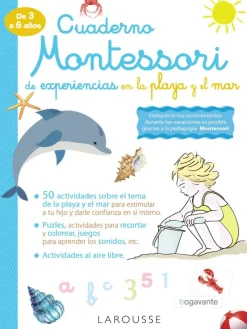 Cuaderno Montessori de experiencias en la playa y el mar