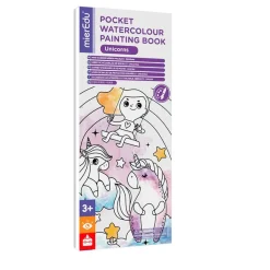 Mieredu Cuaderno pocket acuarelas unicornios fantasía