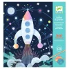 Djeco Cuadros para rascar Misión cósmica