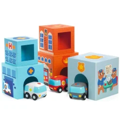 Djeco Cubos apilables Topanicar