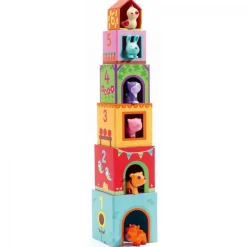 Djeco Cubos apilables Topanifarm