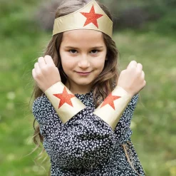 Great Pretenders Diadema y muñequeras superheroína