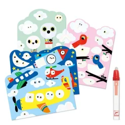 Djeco Dibujos mágicos para colorear en el cielo