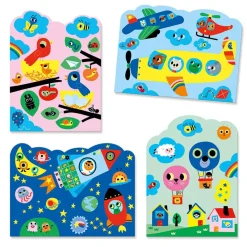 Djeco Dibujos mágicos para colorear en el cielo