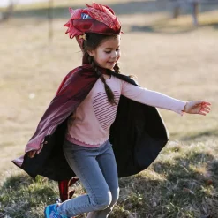 Great Pretenders Disfraz capa dragón rojo 4-5 años