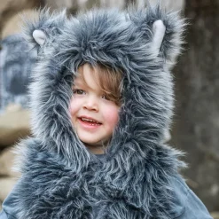 Great Pretenders Disfraz lobo 3-4 años sudadera con capucha y guantes