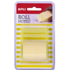 Apli Dispensador notas adhesivas amarillo 50mm x 8m