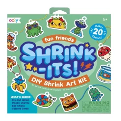 Ooly DIY adornos colgantes Fun friends Shrink-its