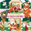 El taller de Papá Noel. Libro de Adviento desplegable