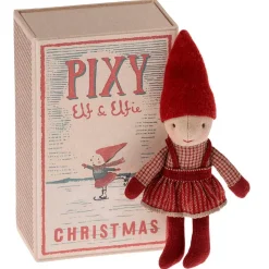 Maileg Elfa Navidad 14cm en cajita