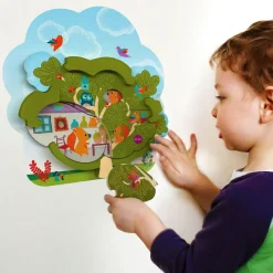 Oribel Vertiplay Encaje vertical de madera La casa del Sr. Squirrel