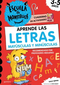 Escuela de Monstruos. Cuaderno de actividades - Aprende a escribir las LETRAS ma