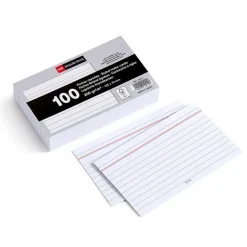 Miquelrius Ficha horizontal nº 2 75x125mm paquete 100 unidades