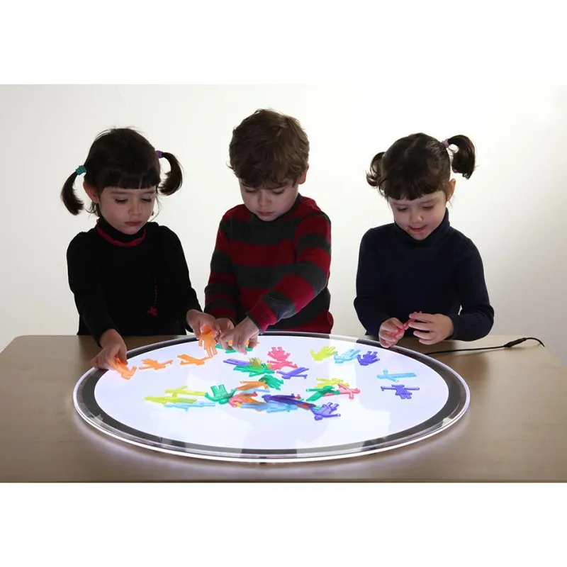 Tickit Figuras personas de colores translúcidos de silicona 36 piezas