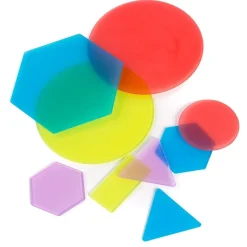 Miniland Formas geométricas translúcidas 40 pzas.