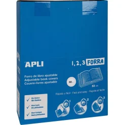 Apli Forro para libros modelo funda 30x53cm 5 unidades