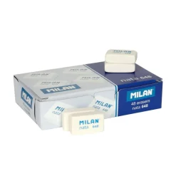 Milan Goma de borrar 48 unidades nata