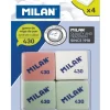 Milan Goma de borrar miga de pan 4 unidades 430