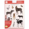 Apli Gomets animales de granja 2 láminas