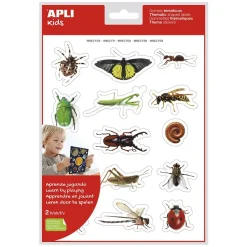 Apli Gomets insectos 2 láminas