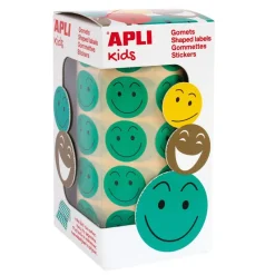 Apli Gomets redondos caras 20mm. rollo
