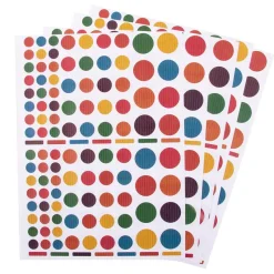 Apli Gomets redondos Nature Kraft 6 láminas