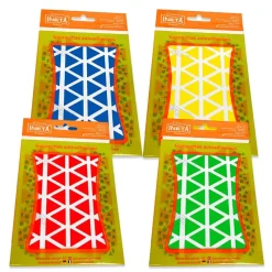 Ineta Gomets triángulos grandes bolsa unicolor