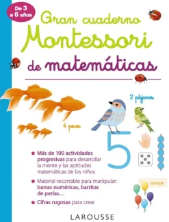 Gran cuaderno Montessori de matemáticas
