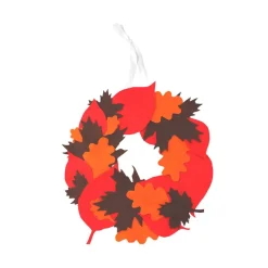 Loolipo Guirnalda corona adhesiva 30cm set 10 unidades para decorar con colgador