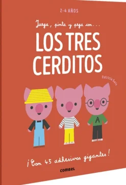Juega, pinta y pega con... Los tres cerditos